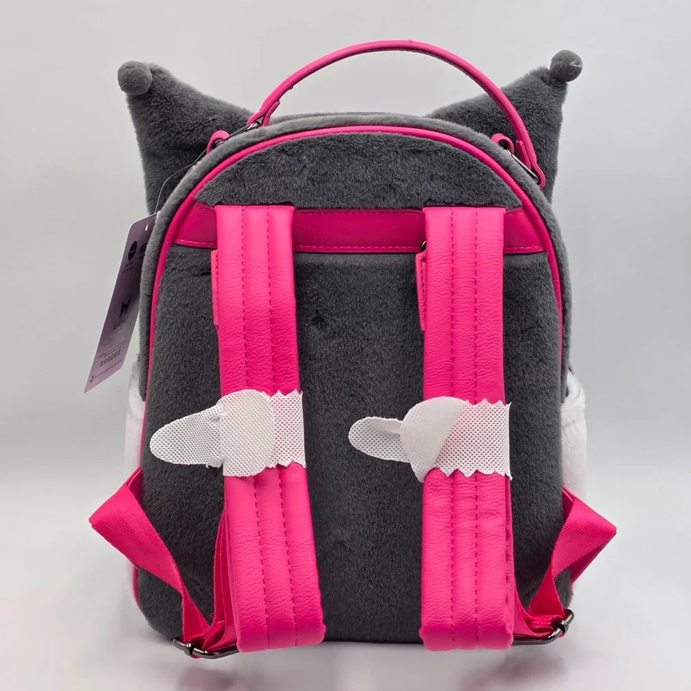 Sanrio Hello Kitty and Friends Kuromi Heart Eyes Figural Mini Backpack New